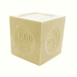 600g Savon De Marseille Cube Natural